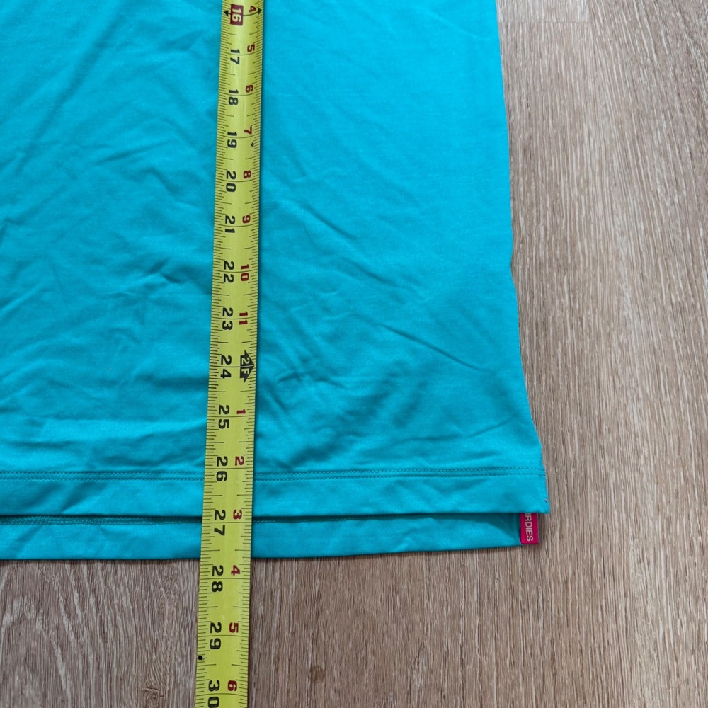 G/FORE LS Golf Polo Shirt Mens S "SRMEL" Turquoise UPF 50+ Performance - Picture 8 of 9